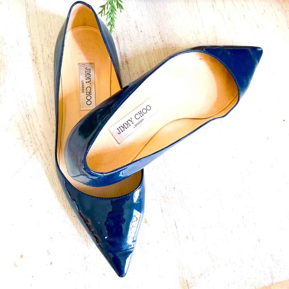 Jimmy Choo blue flats size 7